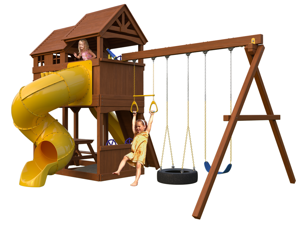Детский игровой комплекс Premium с винтовой горкой