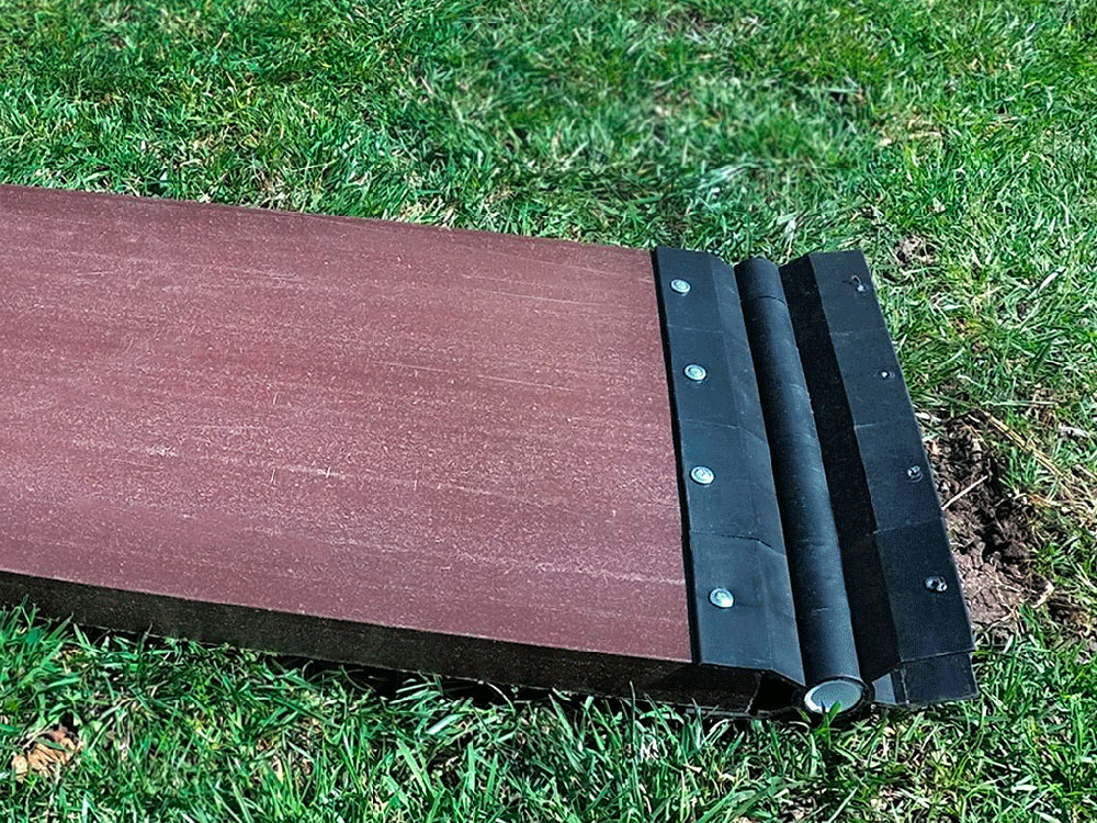 Высокая грядка Holzhof из ДПК (ДОСКА), коричневая 300х30х2950 mm