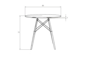 Садовый стол LYON TABLE SMOOTH