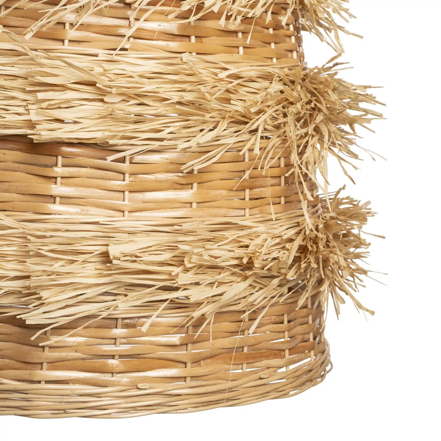 Плетеный абажур Мохнатик 55х70 см СП-146