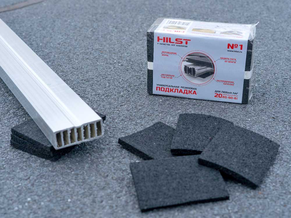 Резиновая подкладка HILST под лагу