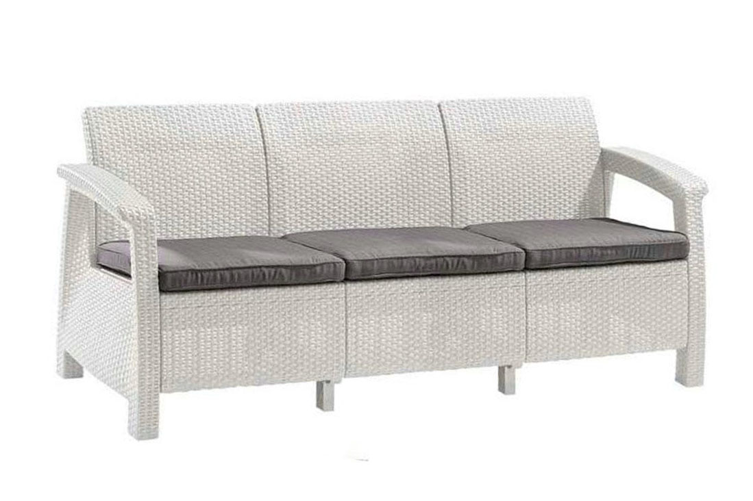 YALTA SOFA 3 SEAT белый