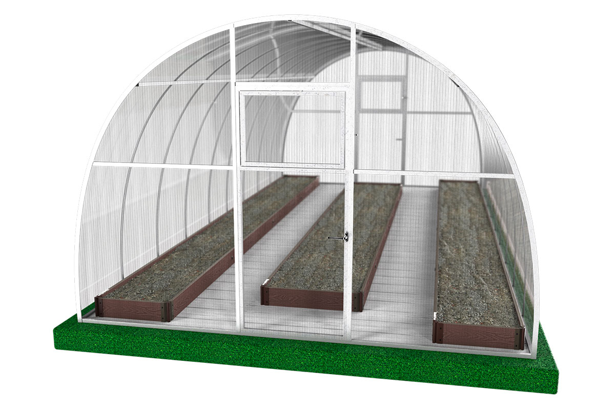 Теплая высокая грядка ДПК NauticPrime 300x30x2950 mm