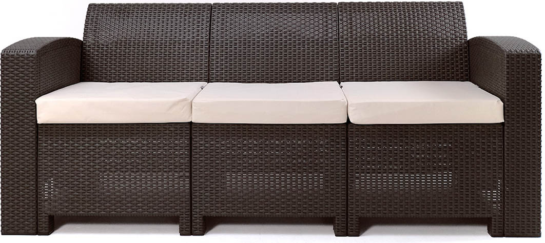 Трехместный диван Rattan Premium