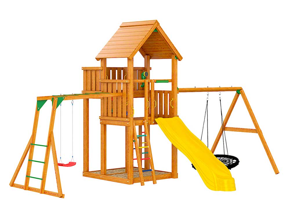 Детский игровой комплекс Jungle Palace JP8 605х410х380 см дерево сосна