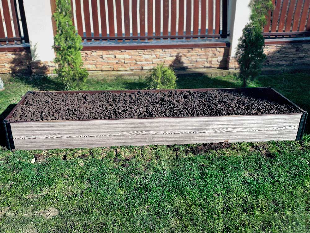 Шарнир Holzhof для соединения грядочной доски из ДПК (угловой элемент ПЛАСТИК) для доски 300х30 mm соеденитель