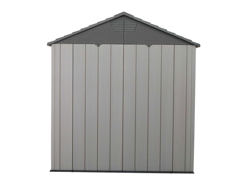 Дачный хозблок (сарай) WOODLOOK 7x9,5 60310 габариты 283,5 х 218,5 см из пластика, с двускатной крышей, для загородного дома
