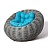 Плетёное кресло DeckWOOD NestGrey