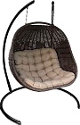Плетеное Подвесное Двойное Кресло-Кокон DeckWOOD